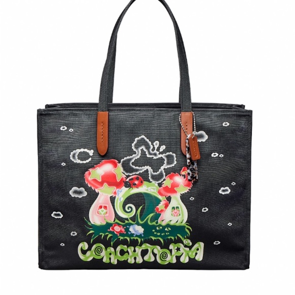 Coach Tote With This Is Coachtopia Print - Picture 1 of 8